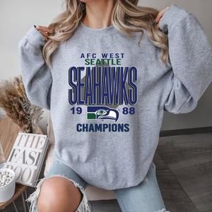 Seattle Seahawks Afc Crewneck Sweatshirt, Unisex Sweatshirt